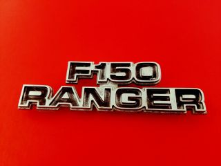 1973 - 1979 Ford F - 150 Ranger Side Fender Metal Emblem Oem Badge Symbol Logo 1974