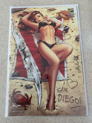 Grimm Fairy Tales ‘16 Swimsuit Special Sdcc Rare Le250 Sexy Zenescope