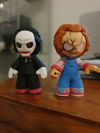 Rare Series 1 Horror Mystery Mini Scarred Chucky And Billy Jigsaw