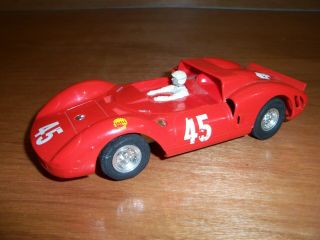 Rare Vintage Atlas 1/24 Scale Ferrari 330 P2 Slot Car - See The Motor Run Video