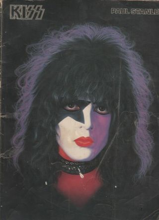 Kiss " Paul Stanley " Rare 1978 Usa Only Oop 50 Page Vintage Sheet Music Book