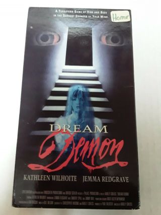 Dream Demon Vhs Rare Cult Horror Slasher Gore Sleaze Exploitation Oop Not On Dvd