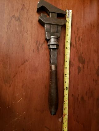 Antique Bemis And Call Adjustable Wrench