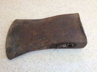 Vintage Antique Single Axe Head Logging Felling Old Tool “true Temper Flint Edge