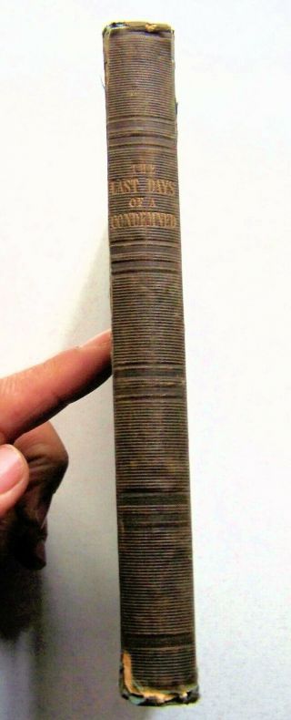 Rare 1840 U.  K.  Edition The Last Days Of A Condemned By Victor Hugo