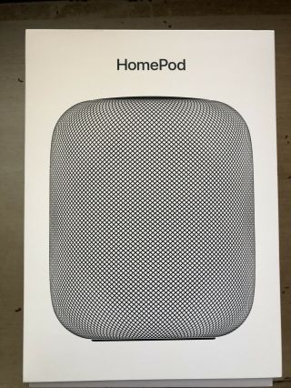 Apple Homepod Smart Speaker - Space Gray Wrappings & Box.  Rarely