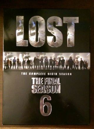 Lost The Final Sixth Season 6 Six Dvd Out Of Print Rare Tv Drama 5 - Disc Oop
