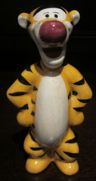 Rare Disney Tigger Winnie The Pooh Ceramic Porcelain Figure Figurine Statue