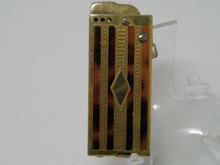Vintage Lighter Rare Thorens Enamel Vedette Seem
