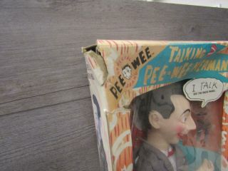 Vintage Matchbox Pee - Wee ' s Playhouse Talking Pee - Wee Herman Doll © 1987 2