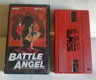 Battle Angel Alita Vhs English Subtitled 1993 Rare Red Tape Version Clamshell