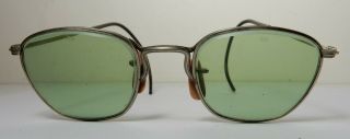 Vintage Ao American Optical Tinted Green Safety Glasses