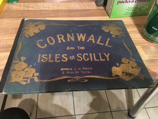 Cornwall And The Isles Of Scilly G H Philp Antique Photo Type Album