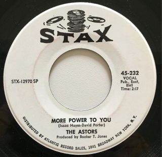 The Astors Rare More Power To You R&b Northern Soul Stax Promo 45 Hear