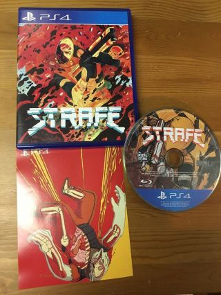 Strafe Playstation 4 Ps4 First Person Shooter Rare Limited Printing
