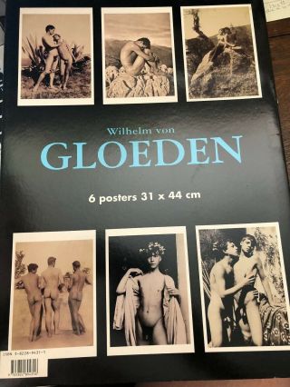 Wilhelm Von Gloeden posterbook Nude Males 6 posters.  Out of print,  gay interest 2