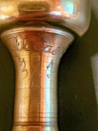 Al Cass Trumpet Mouthpiece - Gold Plated 3x2 (extremely Rare)