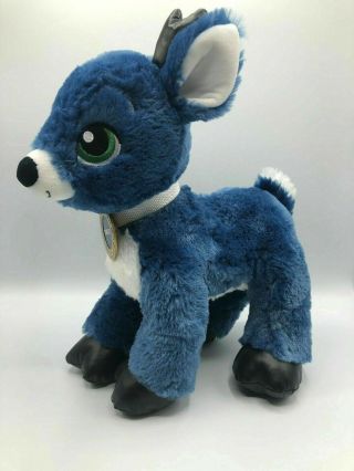Sweet/rare/retired Build A Bear Tinsel The Speedster Blue Reindeer