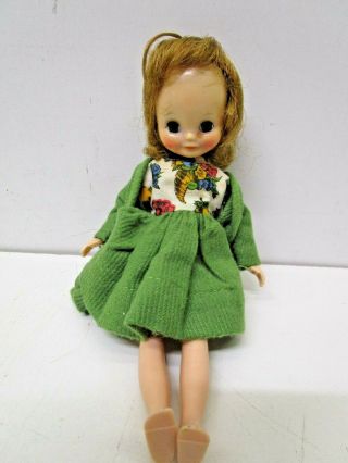 Vintage 8 " American Character Betsy Mccall Doll (green Outfit)