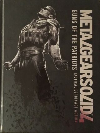 Metal Gear Solid 4 Guns Of The Patriots Gaming Guide Collectors Edition Rare Hc