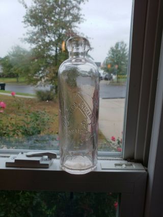 Rare Joseph Engelke Atlantic City Hutchinson Bottle