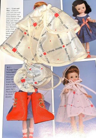 Vintage 8 " B - 3 Betsy Mccall " April Showers " Raincoat,  Rain Cap & Boots - No Doll