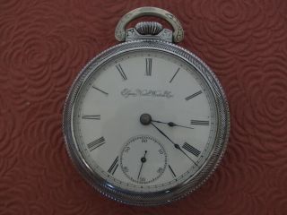 Elgin 18 Size 7 Jewel Pocket Watch For The Collector,  Ticking