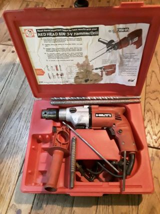 Hilti Tm7cvsr Hammer Drill.  With Drills Rare Model