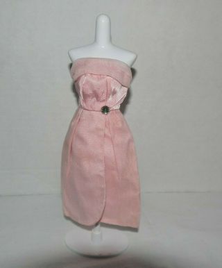 Vintage Barbie Clone Tressy Fab - Lu Babs Bild Lilli Pink Silky Sheath Dress