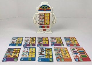 Playskool 1996 Alphie Alfie Talking Robot Toy 10 Cards Rare Vintage