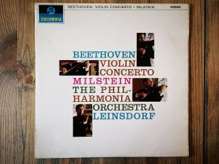 Columbia 33cx1863 - Beethoven - Violin Concerto - Nathan Milstein - Very Rare