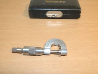Brown & Sharpe Micrometer/caliper,  Rare Size,  Case,  0 -.  5 In