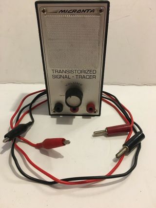 Vintage Rare Micronta Transistorized Signal Tracer