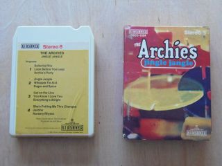 The Archies Jingle Jangle 8 Track Tape 1969 P8ko - 1004 W / Art Slipcase Rare Htf