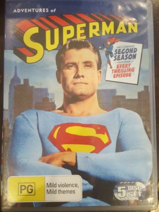 Adventures Of Superman The Complete Second Season Rare Dvd Tv 2nd Series Show