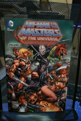 He - Man And The Masters Of The Universe Volume 3 Dc Tpb Rare Oop Skeletor Teela