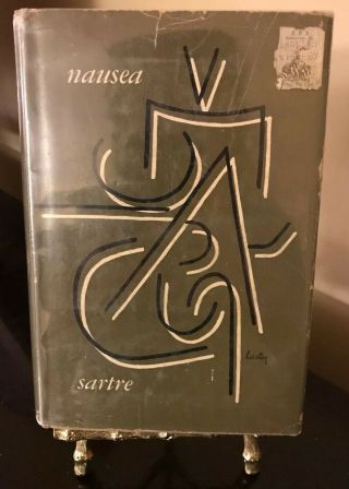 Nausea By Jean - Paul Sartre.  1st American Edition.  Hardcover.  Dust - Jacket.  Rare