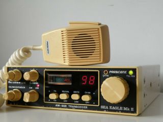 Rare President Sea Eagle Mk - Ii/mk2 Ssb,  Am Vhf Marine Cb Radio,  Mic,  Lead,  A1