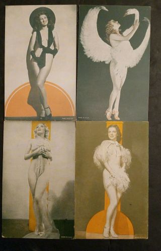 Exhibit Supply Early 1940s Fascinating Figures Pinup Arcade Very Rare Lot7