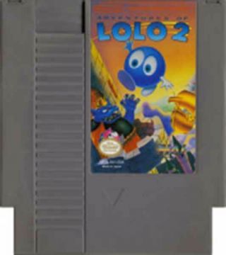 Adventures Of Lolo 2 Ii - Rare Nes Nintendo Game