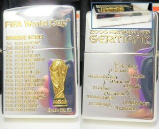 Fifa World Cup Germany 2005 No.  5963 Zippo Unfired Rare  40190591