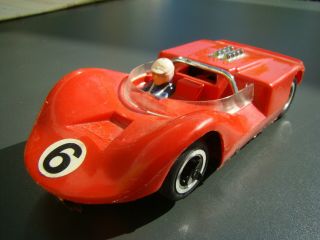Very Yery Rare Swiss Made Kitty 1:24 La Cucaracha Mk Ii Spider Slot Car Red