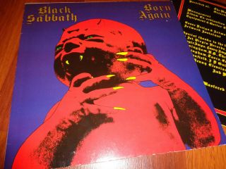 Black Sabbath ‎– Born Again.  Org 1983.  Vertigo.  In,  Rare