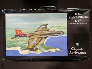 Canberra T.  17 Ee 1/48 Scale Classic Airframes Rare Model Kit