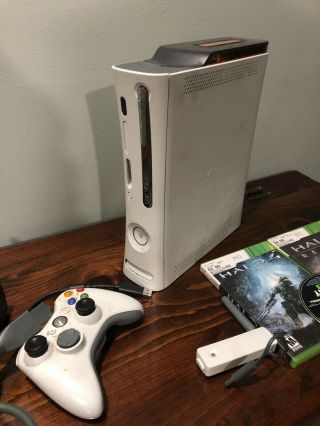 Microsoft Xbox 360 Halo 3 Special Edition In Rare White With Tons Of