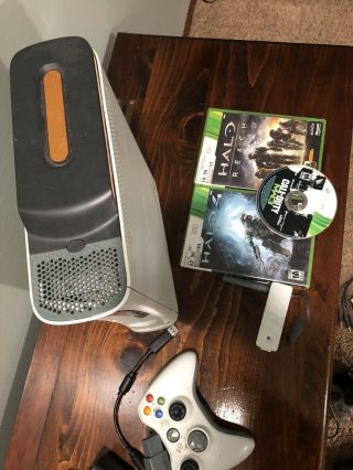 Microsoft Xbox 360 Halo 3 Special Edition In Rare White With Tons Of 2