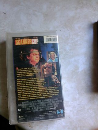 Scanner Cop (VHS,  1994) Cult Sci - Fi Horror Rare OOP 2