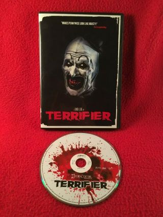 Terrifier Dvd Ex - Rental 2018 Horror Art The Clown Damien Leone Region 1 Usa Rare