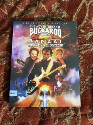 The Adventures Of Buckaroo Banzai (blu - Ray Disc,  2016) W/rare Oop Slipcover