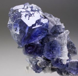 Rare Vivid Purple/Blue Tanzanite Fluorite Cluster,  Quanzhou,  Fujian,  China 2